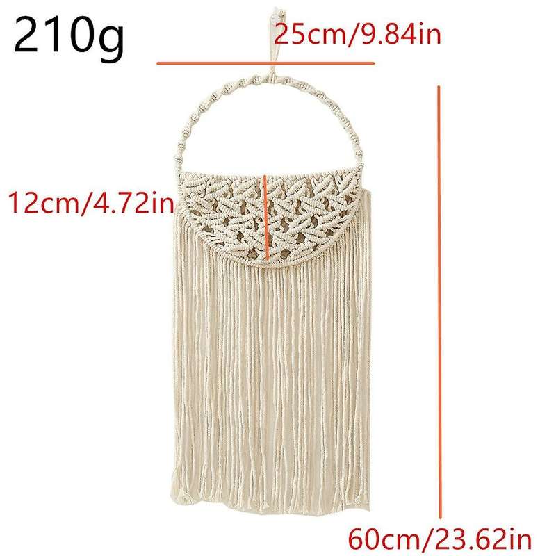 Cotton Macrame Basket Hanging,macrame Hammock Bag, Boho for Kitchen