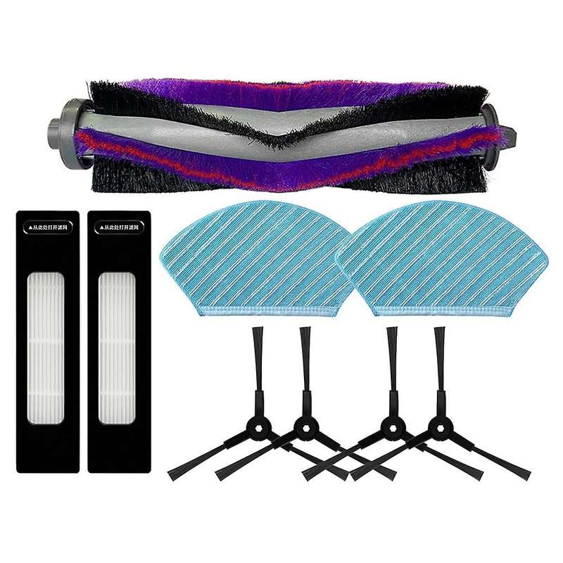 For Midea M7 I10 M71cn Hepa Filter Mop Rag Side Roller Brush Kit