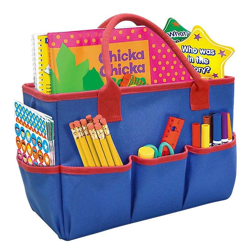 Desktop File Folder Storage Bag for Office Desk Daily Use,blue