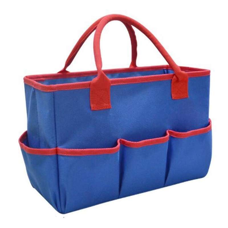 Desktop File Folder Storage Bag for Office Desk Daily Use,blue