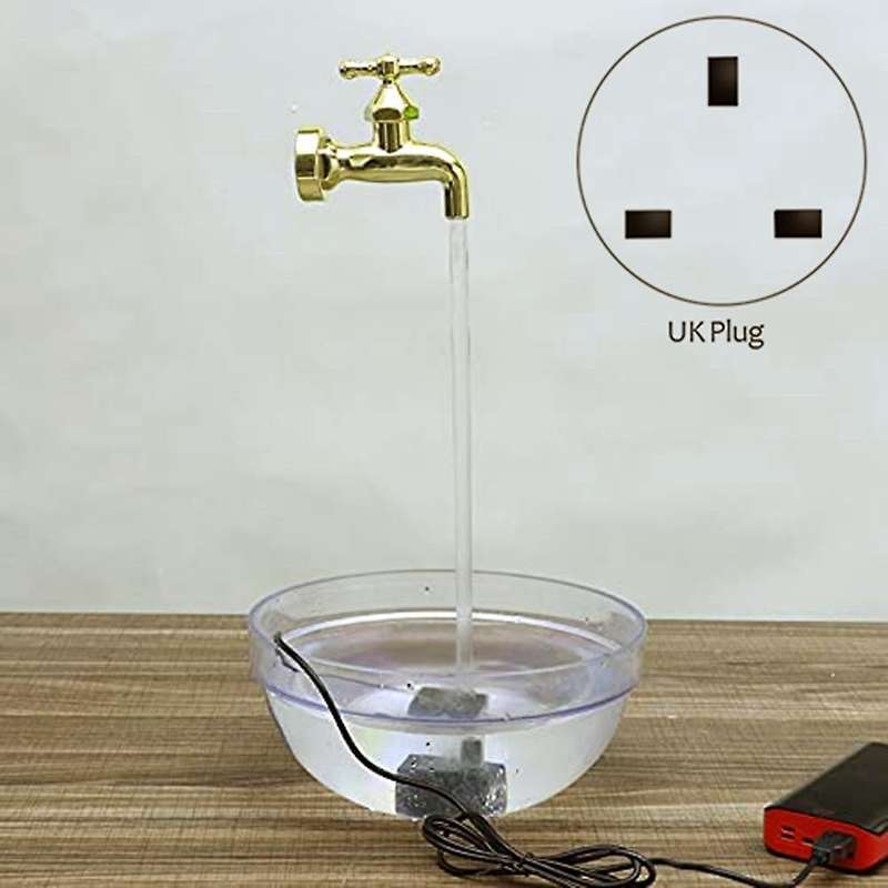 Invisible Flowing Spout Watering Can Floating Faucet Kits -uk Plug