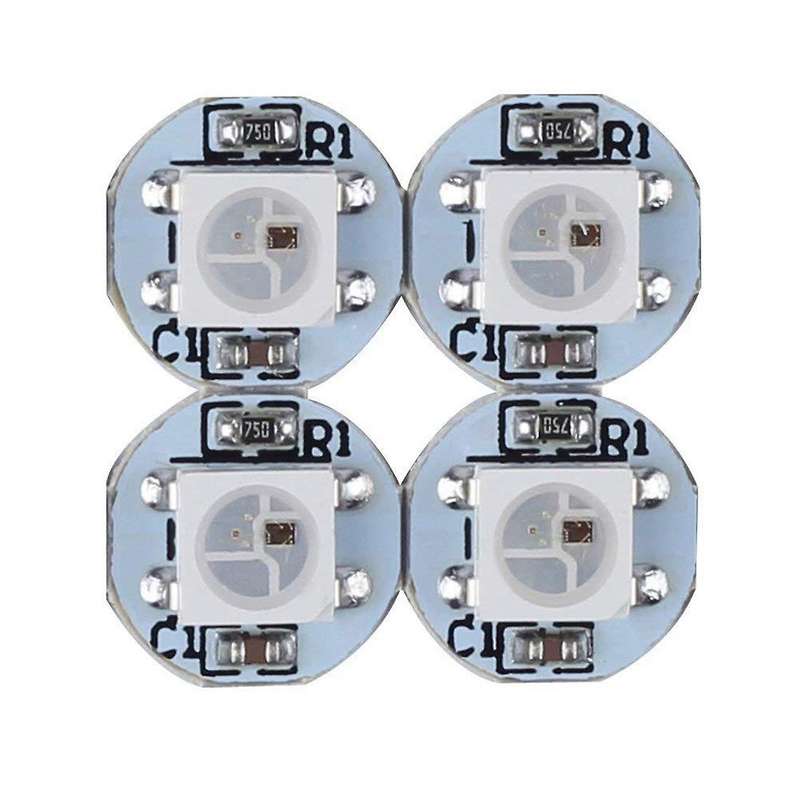 100 Pieces Ws2812b Ws2812 Led Chip & Heatsink 5v 5050 Rgb Ic (white)