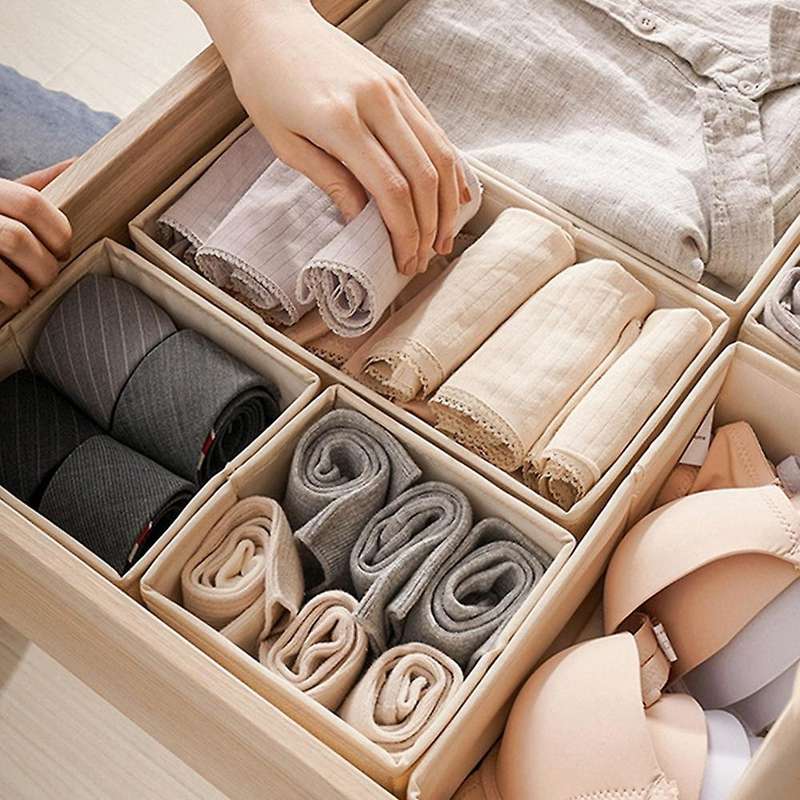 1set Underwear Storage Box Desktop Organizing Box (b)