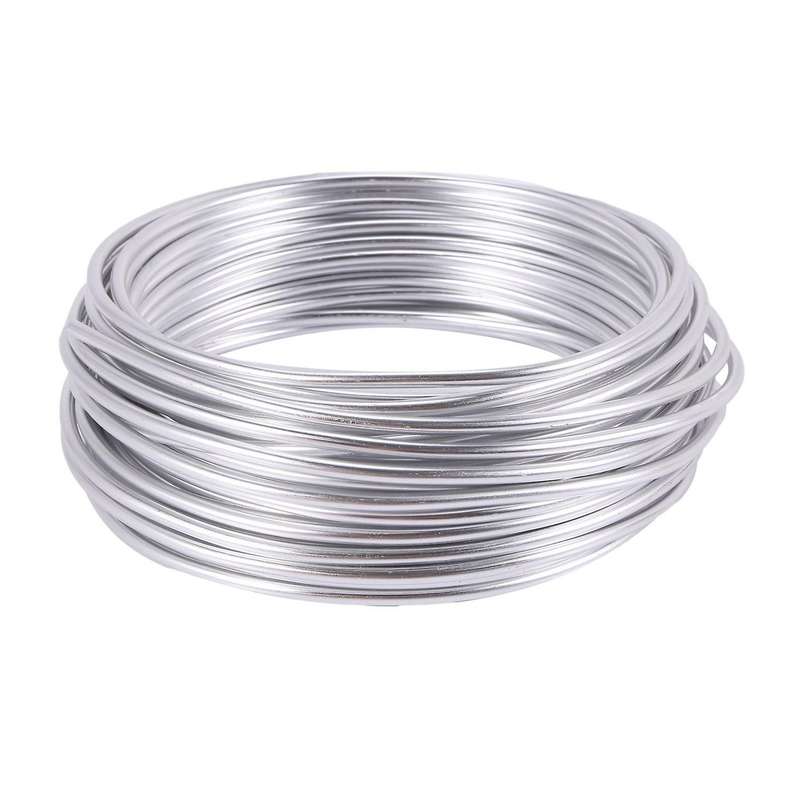 3mm Aluminium Wire 10m Craft Silver Wire Clay Bonsai and Model