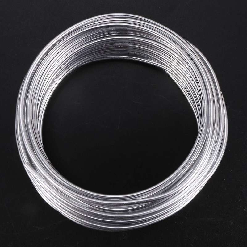 3mm Aluminium Wire 10m Craft Silver Wire Clay Bonsai and Model
