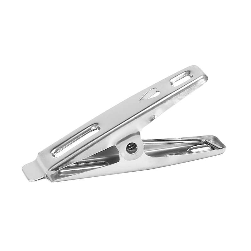 100pcs Clothes Pegs Stainless Steel Clips for Coat Pants Laundry