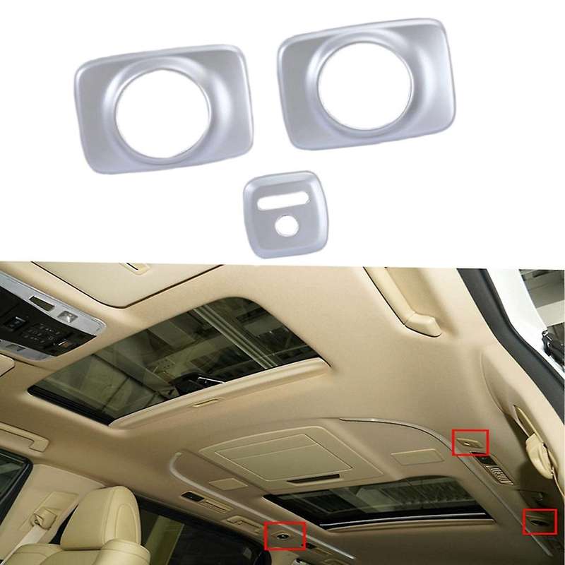 Car Middle Row Roof Air Outlet Frame Silver