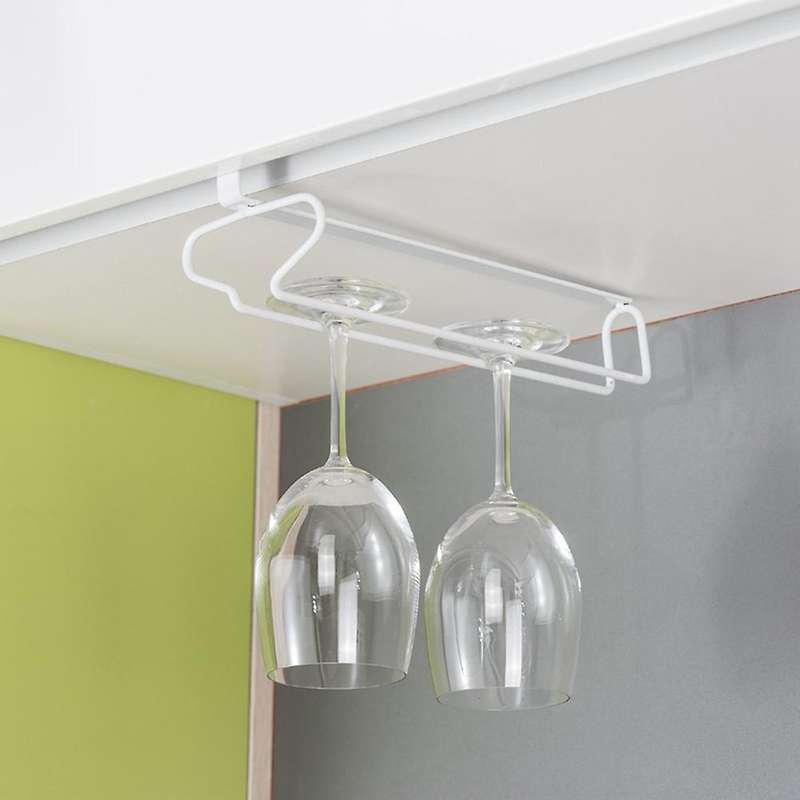 2pcs Wine Glass Holder, Upside Down Drain Punch-free Wire Simple