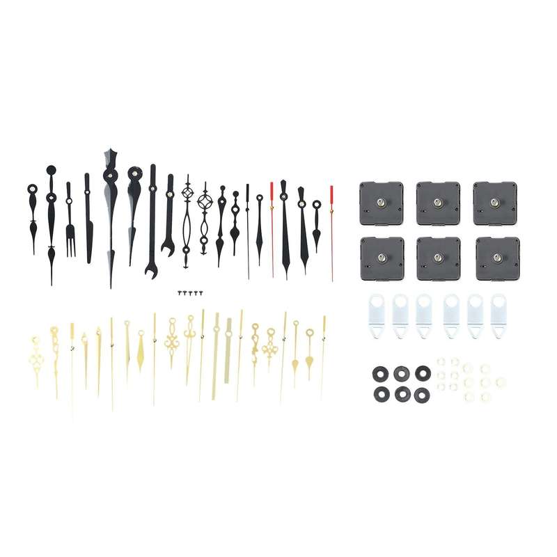 Large Quartz Clock Movement Mechanism Diy Repair Parts+hands 1 Set