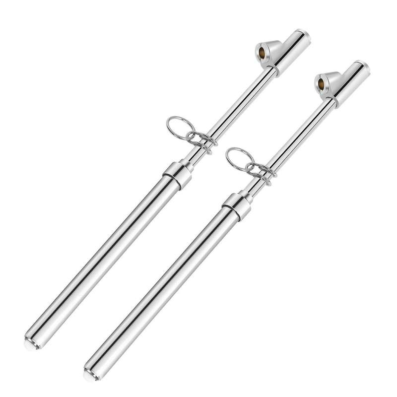 2pcs Car Double Head Tire Gauge Heavy Pen Truck Air Pressure Gauge
