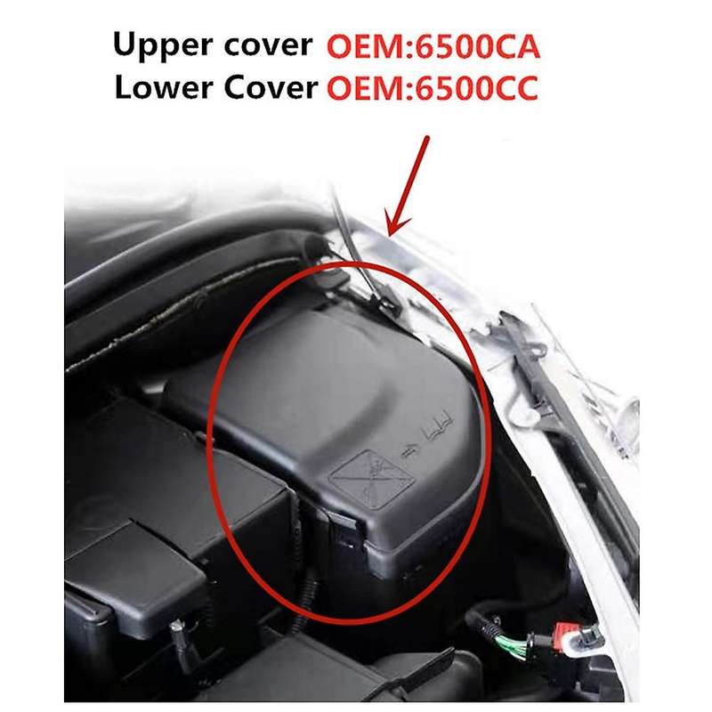 For Peugeot 3008 307 308 408 5008 Rcz and Fuse Box Upper Cover 6500ca