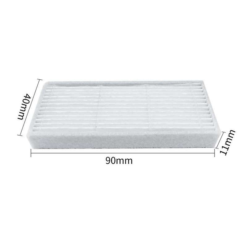 Side Brushes Hepa Filter Mop Cloth for Midea I2 Vcr03 Vacuum Cleaner