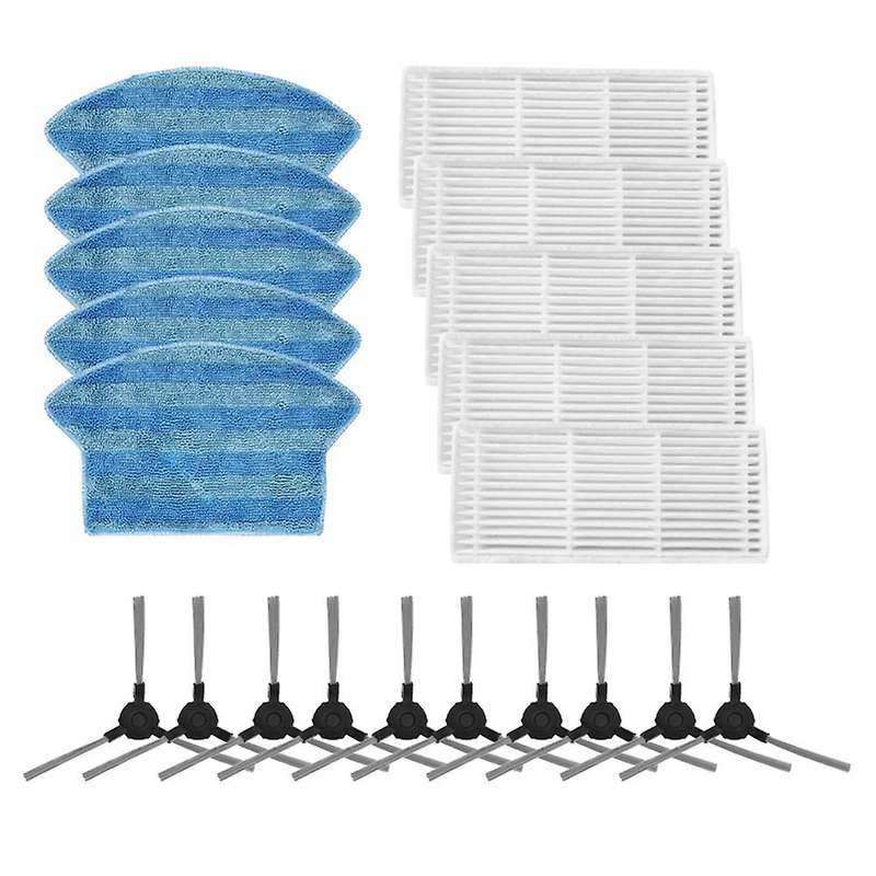 Side Brushes Hepa Filter Mop Cloth for Midea I2 Vcr03 Vacuum Cleaner
