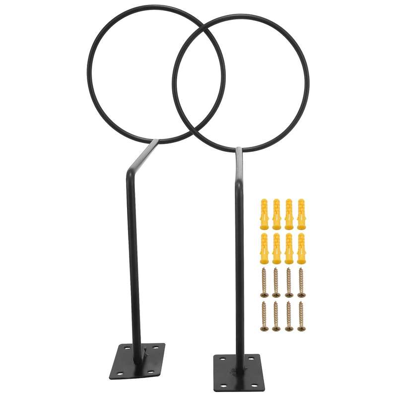 2pcs Motorcycle Accessories Helmet Holder Black Heavy Duty