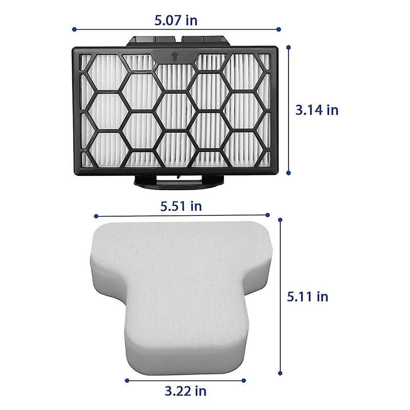 Vacuum Filter Replacement Kit for Shark Self-cleaning Brushroll