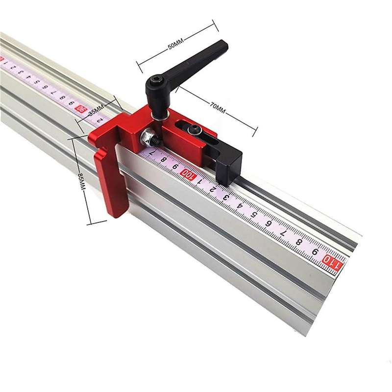 Woodworking T Slot Stopper Miter Track Stop Chute Limiter