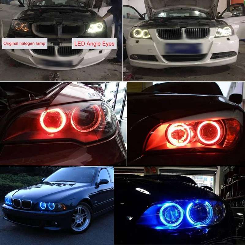 10w Led Angel Eye Marker Bulb Fog Light White For-bmw E90 E91 06-08