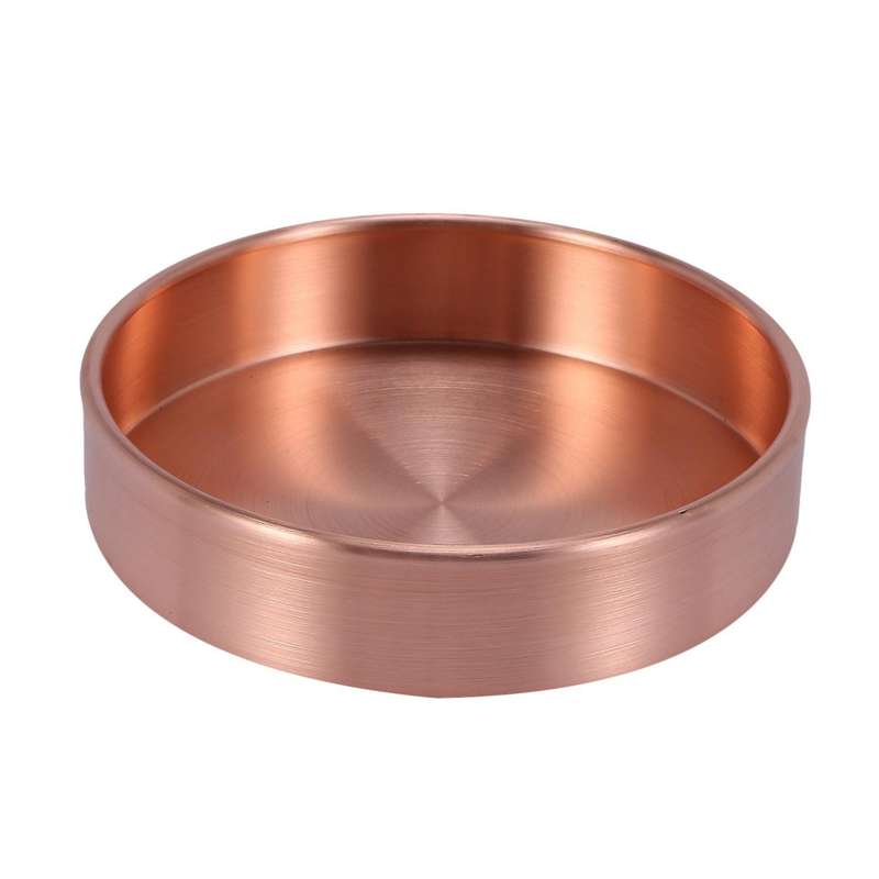 Nordic Copper Round Storage Tray 14 X 14cm(rose Gold)