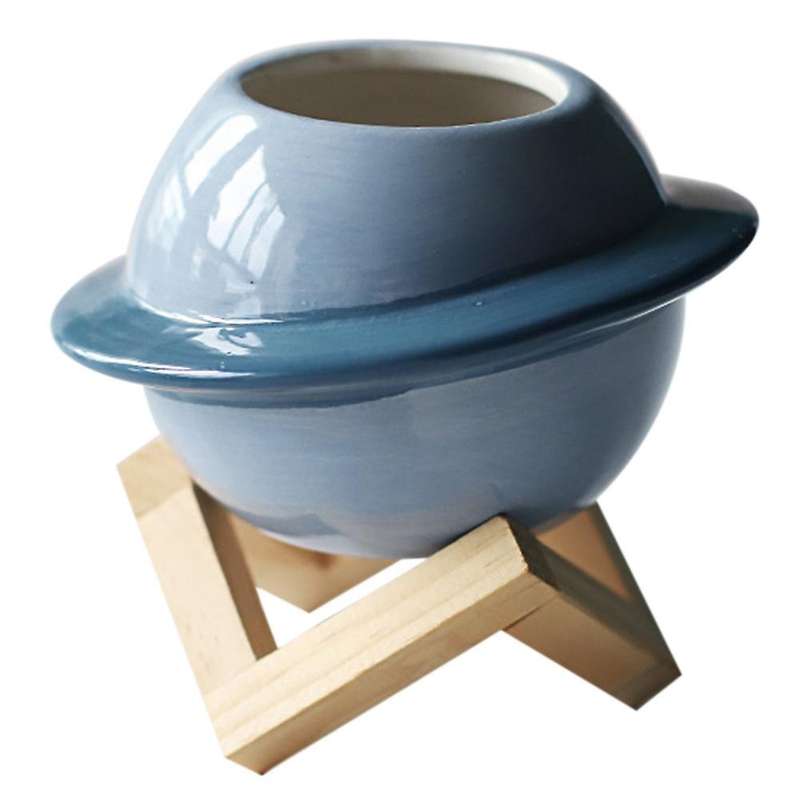 New Creative Planet Ceramic Pot Succulent Pots Balcony Decorations 2