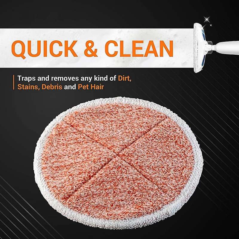 8pcs Spinwave Electric Mop Pad for Bissell 2124 2039a Hard Floor Mop