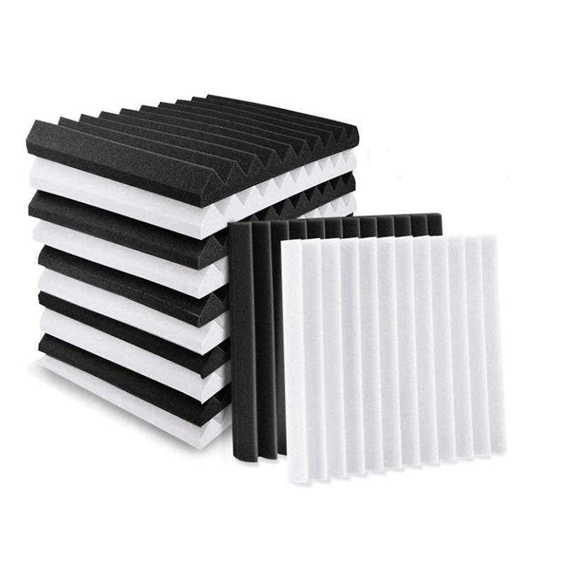 12pcs Acoustic Foam,sound Insulation Foam Panels 2.5x30x30cm