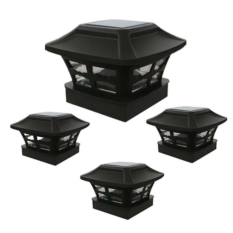 Outdoor Post Solar Lights for 4x4 Inch Wooden Posts Warm White