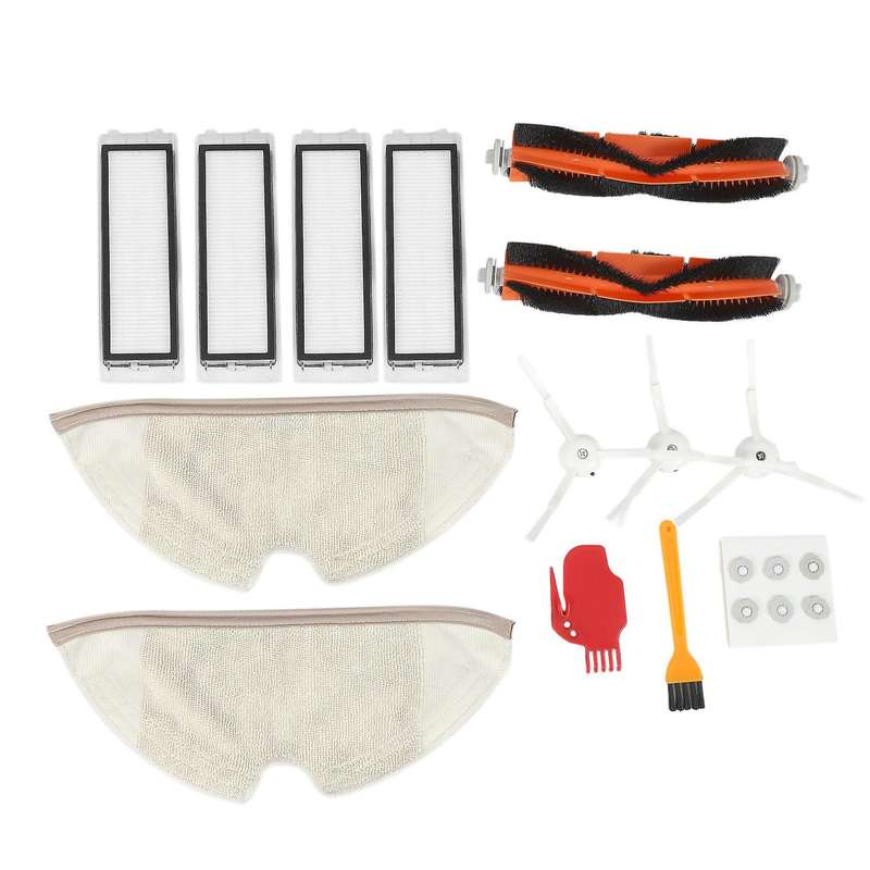 Main Brush Hepa Filter Side Brushes Replacement for Xiaomi Mi Robot