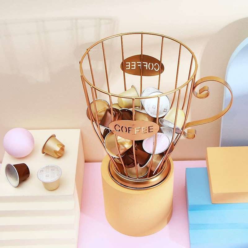 Coffee Pod Holders,coffee Creamer Container Metal Storage Holder