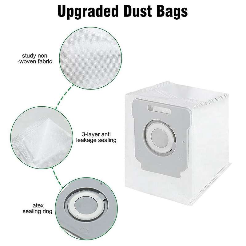 10pcs Dust Bag for Irobot Roomba I7(7150) I3+(3550) I6+ (6550) I8+