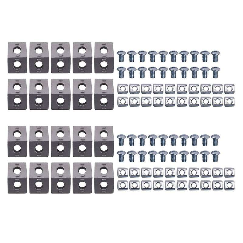 100pcs Corner Bracket 2020 Series Aluminum Profile Connector for 6mm