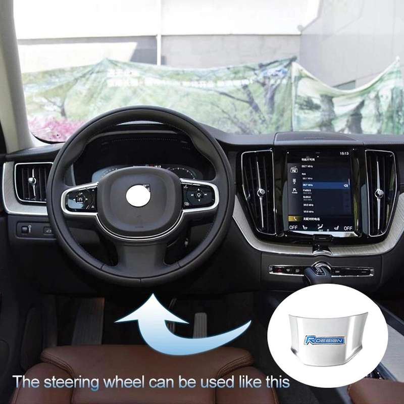 Car Steering Wheel Decorative Frame Abs Chrome Plating for Volvo S60