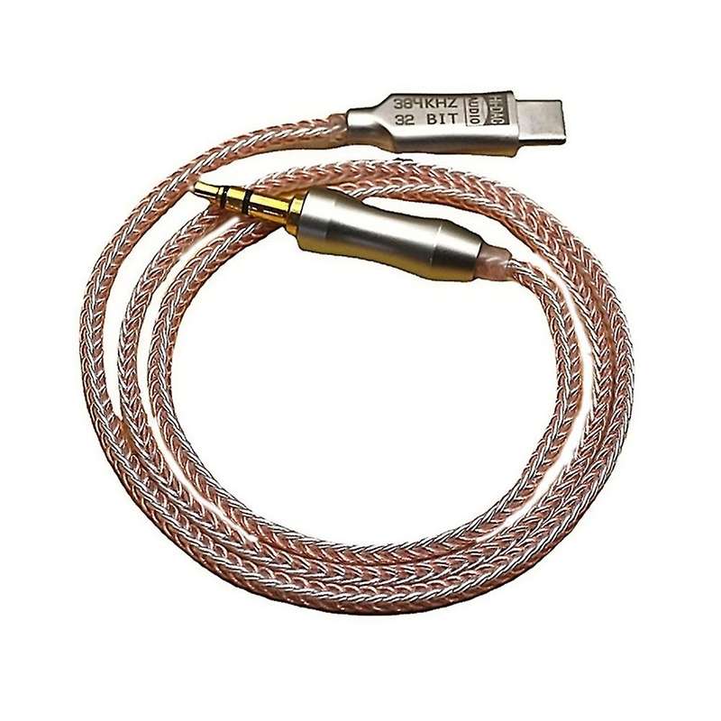 Alc5686 Aux Audio Dac Decoding Usb Type C to 3.5mm Car Usb