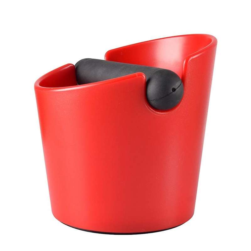 Coffee Box Espresso Knock Box for Barista Coffee Grind,red