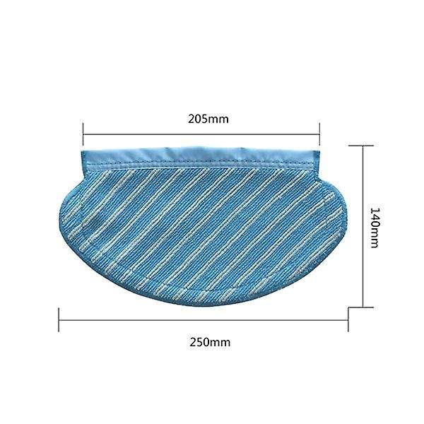 Roller Side Brush Filter Mop Cloth Set for Ecovacs Deebot Ozmo 920