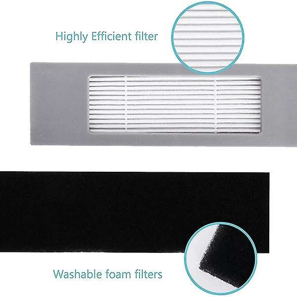 Roller Side Brush Filter Mop Cloth Set for Ecovacs Deebot Ozmo 920