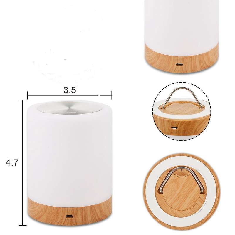 Touching Control Bedside Light Table Lamp for Room Bedrooms Office