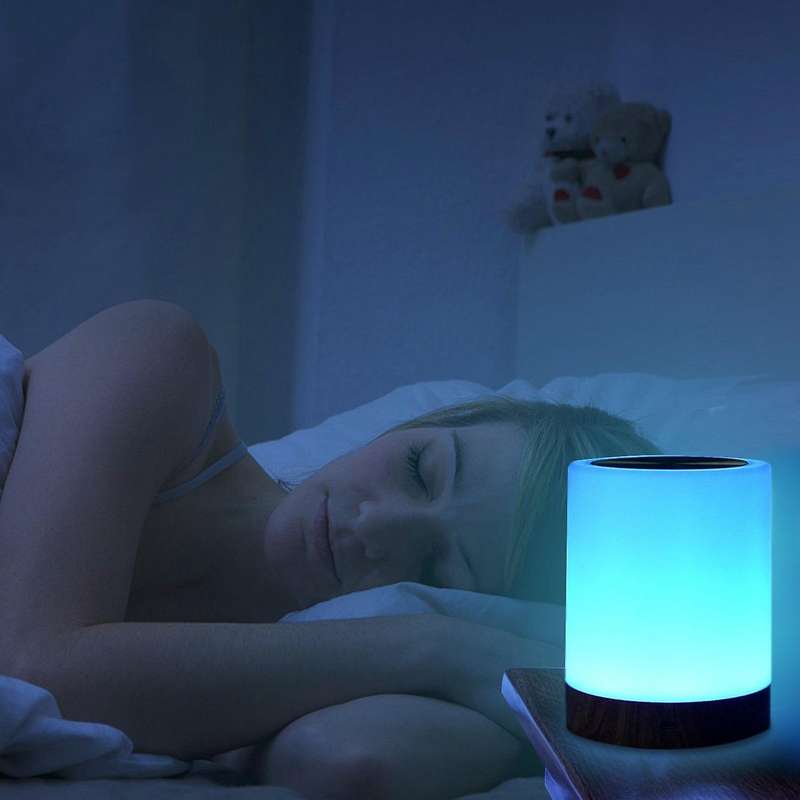 Touching Control Bedside Light Table Lamp for Room Bedrooms Office