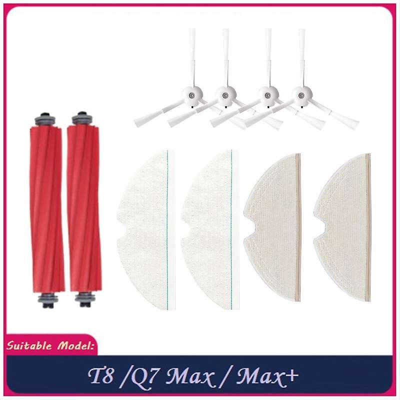 Detachable Main Side Brush Mop Cloth for Xiaomi Roborock T8 Robot