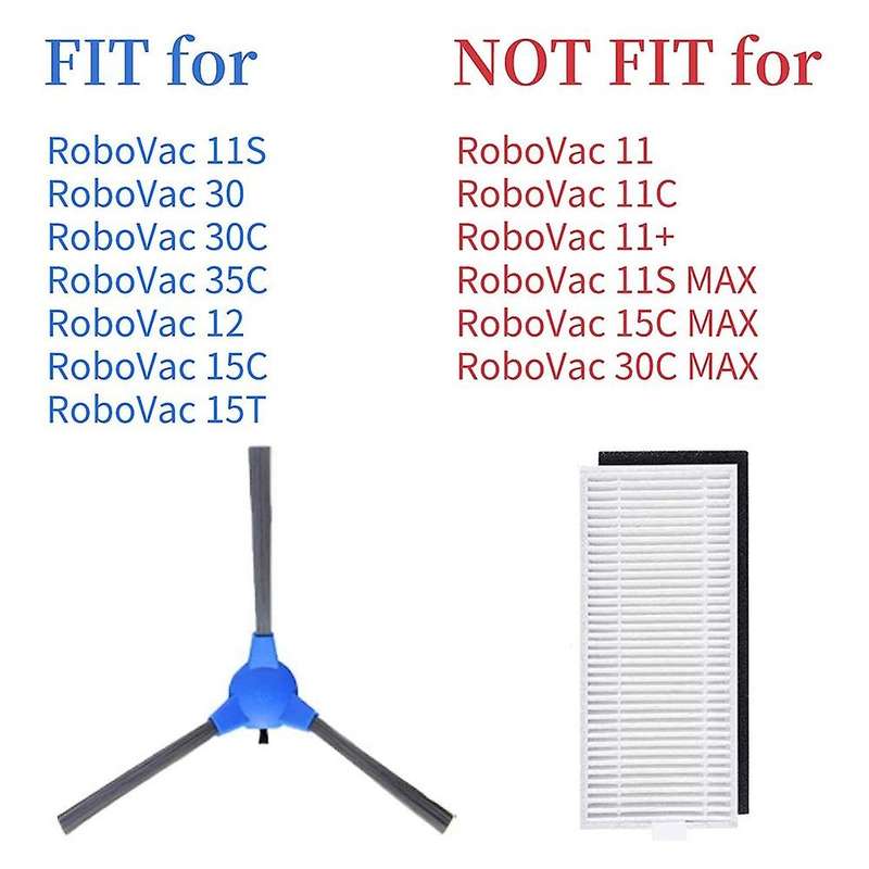 Replacement Parts Kit for Eufy Robovac 11s Robovac 30, 30c, 35c, 15c