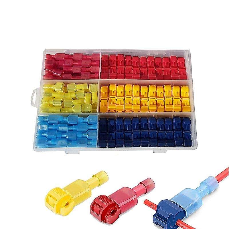240 Pcs T-tap Wire Connectors, Quick Splice Electrical Wire Terminals
