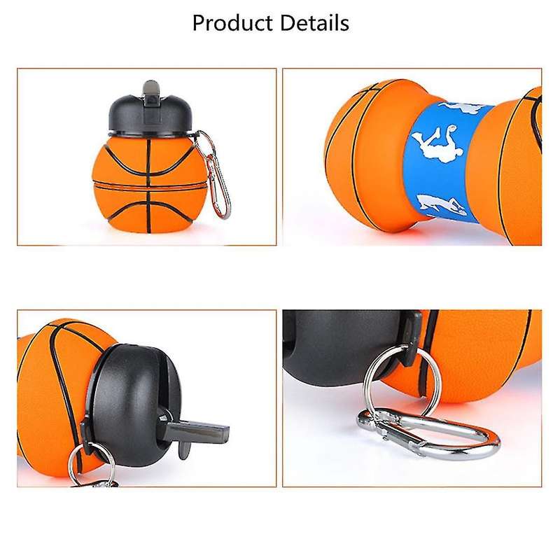 550ml Sports Silicone Water Bottle for Adult Children(golf)