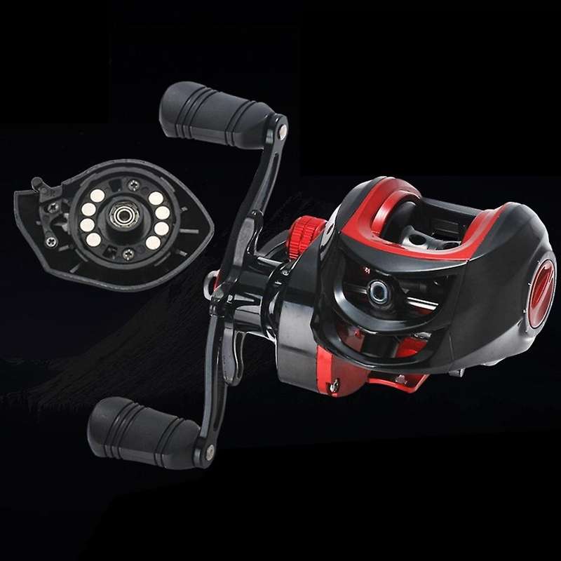 Black and Red Water Drop Wheel Submissive Road Sub Fishing Wheel