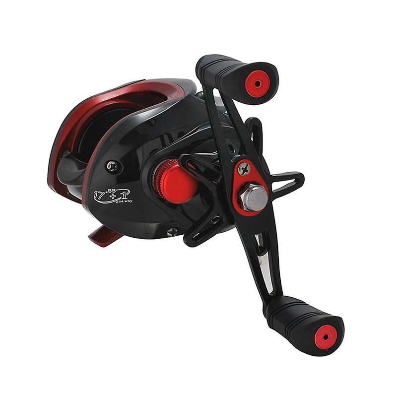 Black and Red Water Drop Wheel Submissive Road Sub Fishing Wheel