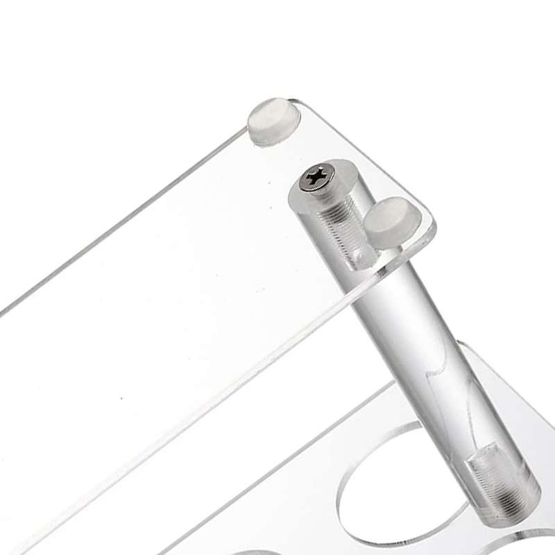2pcs Cone Holder, Clear Acrylic Ice Cream Cone Holder, (6 Holes)