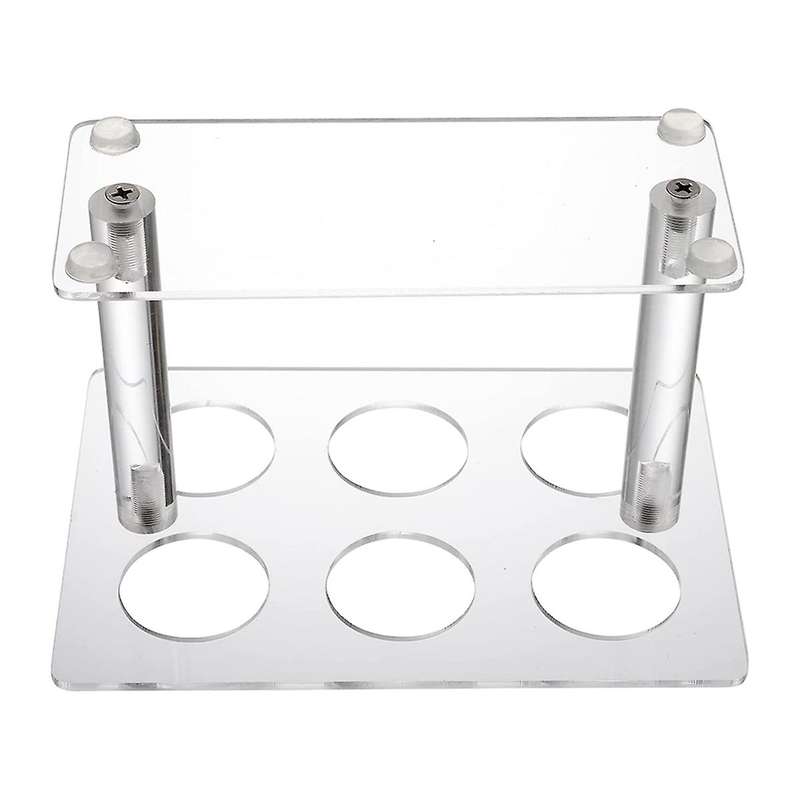 2pcs Cone Holder, Clear Acrylic Ice Cream Cone Holder, (6 Holes)