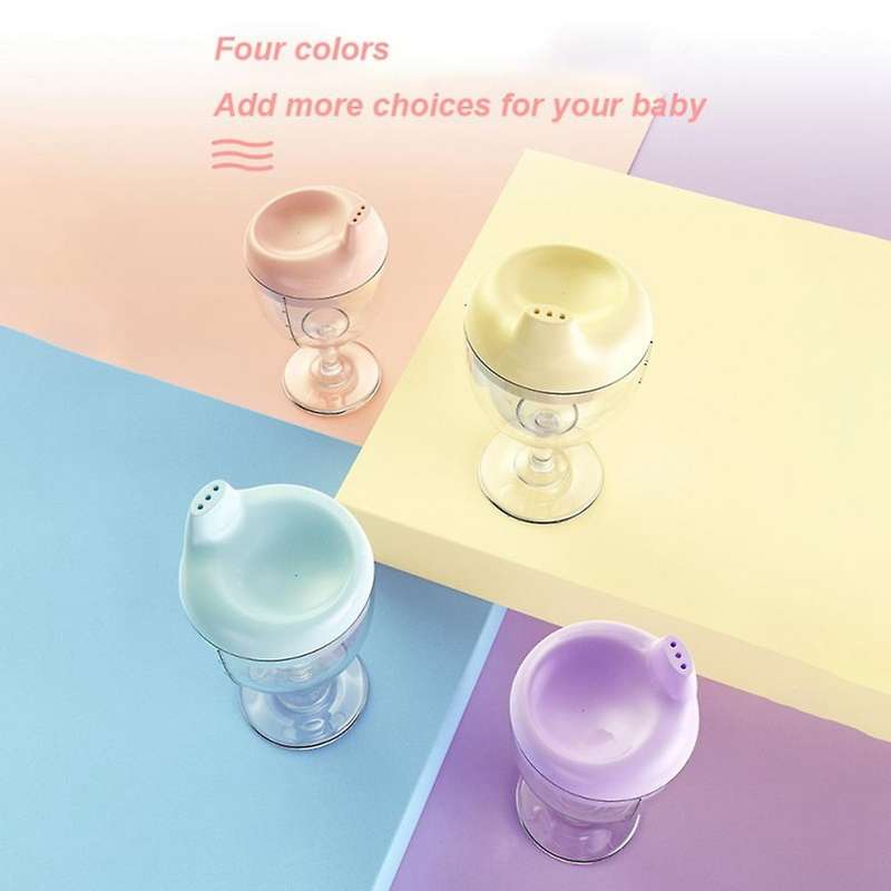 150ml Baby Goblet Water Bottle with Duckbill Mouth Shape Yellow