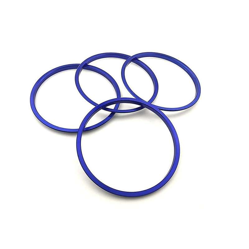 For Toyota Tacoma A/c Vent Ring Outer Trim Decoration Covers Blue
