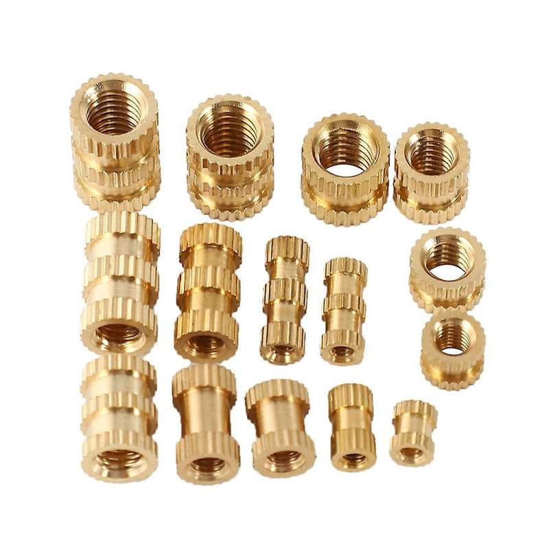 M2 M3 M4 M5 Female Thread Knurled Brass Embedment Nut for 3d Printing