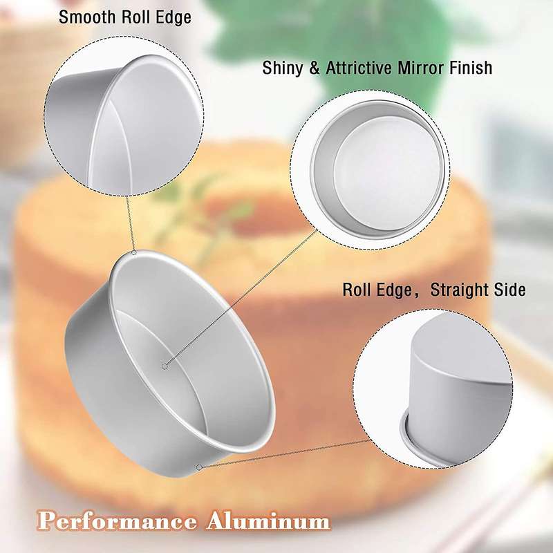 Cake Pan Round Cake Pans Performance Aluminum Nonstick & Leak Proof