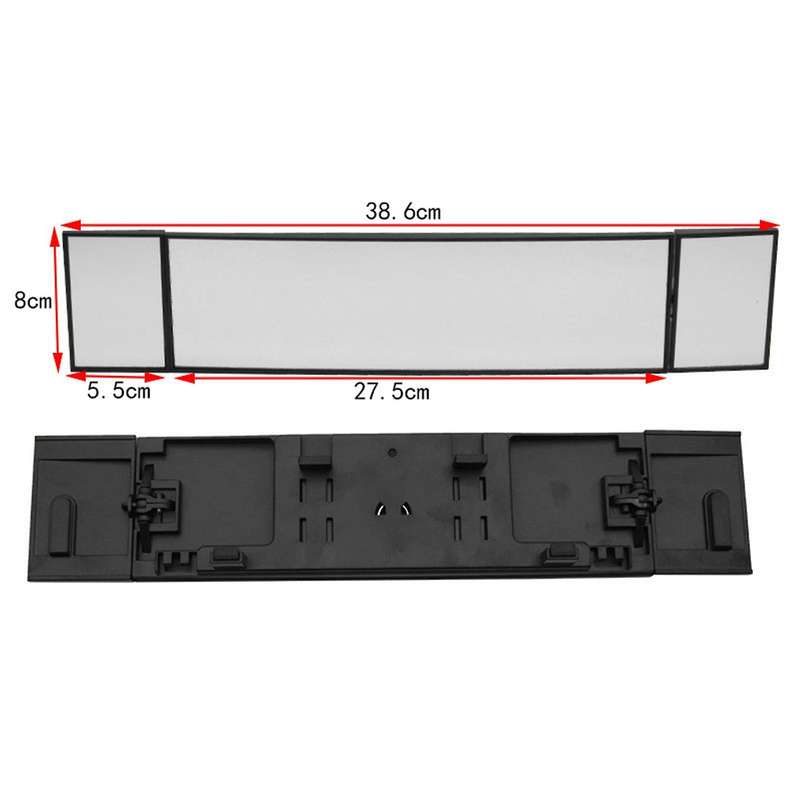 Car Universal Rear View Mirror Wide Angle Clip-on for Cars Suv Trucks